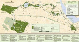 Emerald Necklace Map